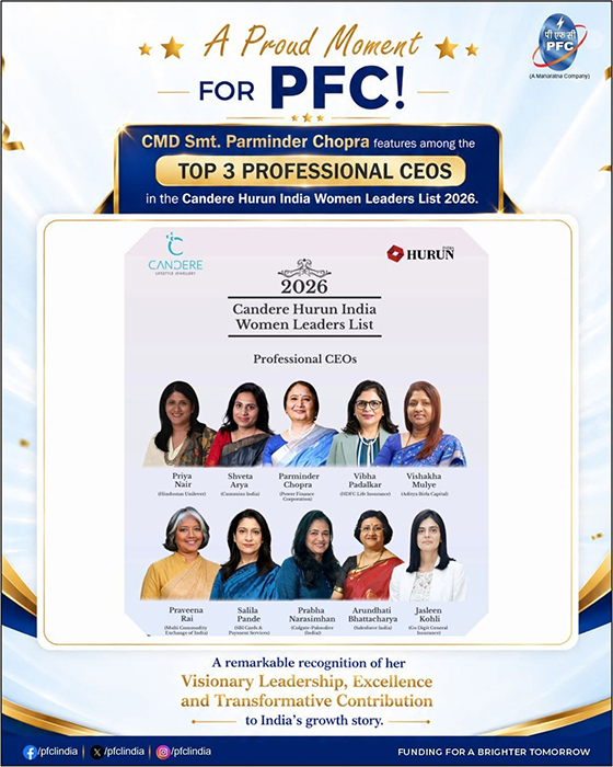 PFC CMD features among top three professional CEOs